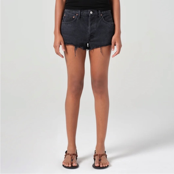 AGOLDE PARKER CUT OFF SHORTS SIZE 28 - Picture 1 of 12